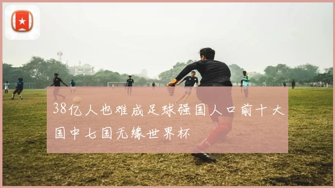 38亿人也难成足球强国人口前十大国中七国无缘世界杯